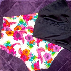 New pink Victoria, secret swim bottoms with tags.